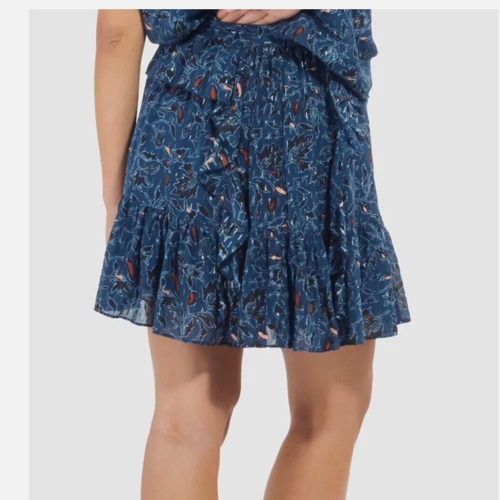 ulla johnson zea skirt dusk
